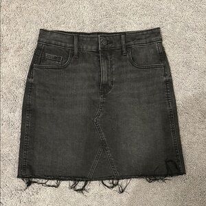 Old Navy Black Denim Skirt